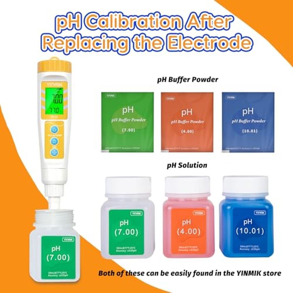 Food pH Meter Replacement Probe – In Use