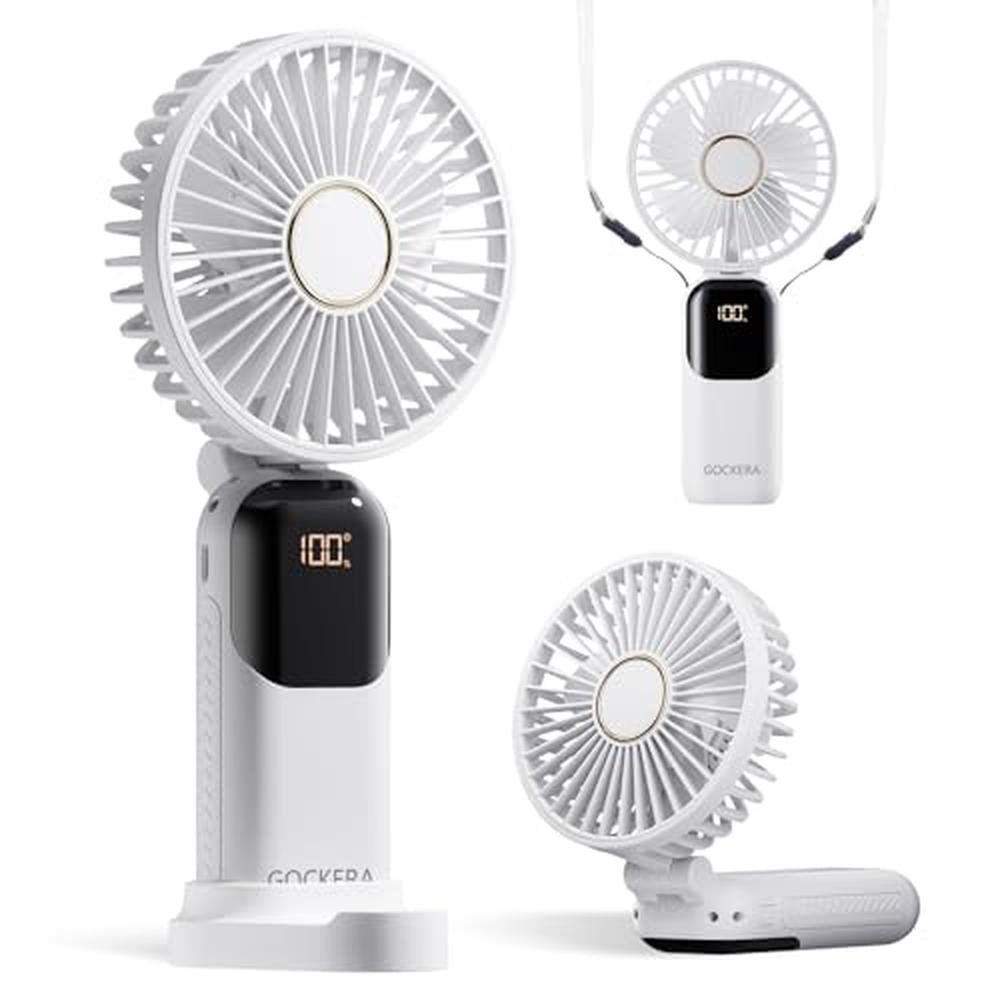 Gockera Fan: GOCKERA Portable Fan 4200mAh Battery Operated – Front View