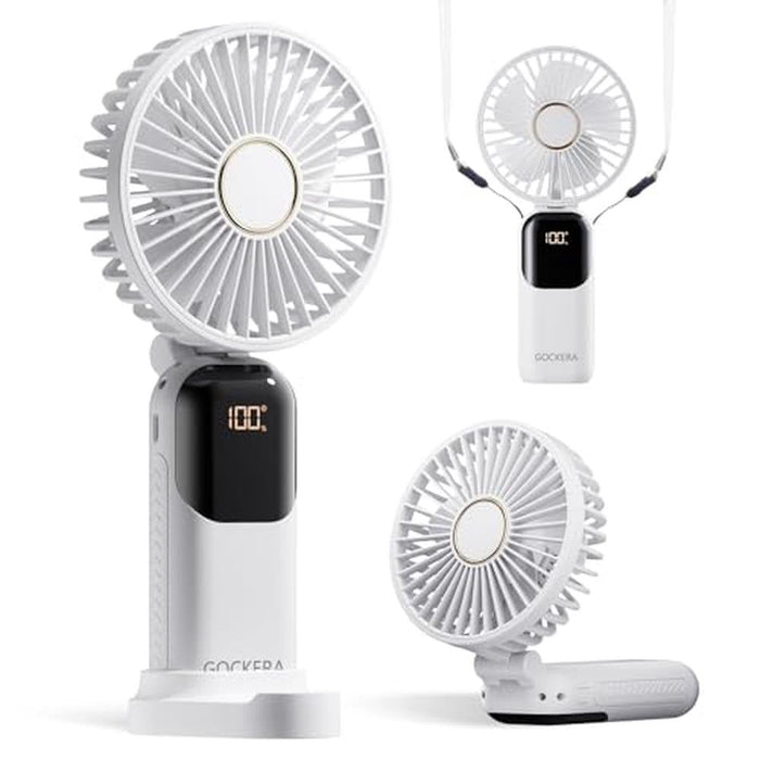 Gockera Fan: GOCKERA Portable Fan 4200mAh Battery Operated – Front View