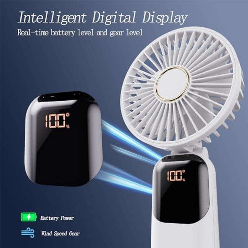Gockera Fan: GOCKERA Portable Fan 4200mAh Battery Operated – In Use