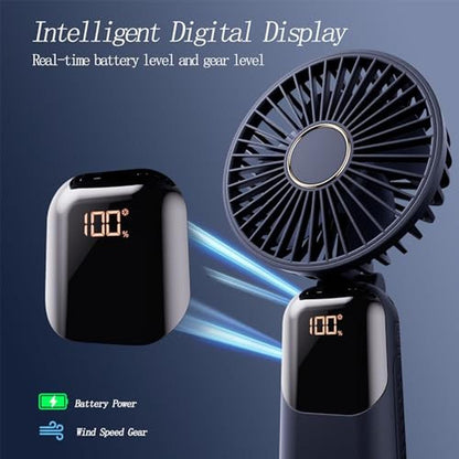Gockera Fan: GOCKERA Portable Fan 4200mAh Battery Operated – In Use