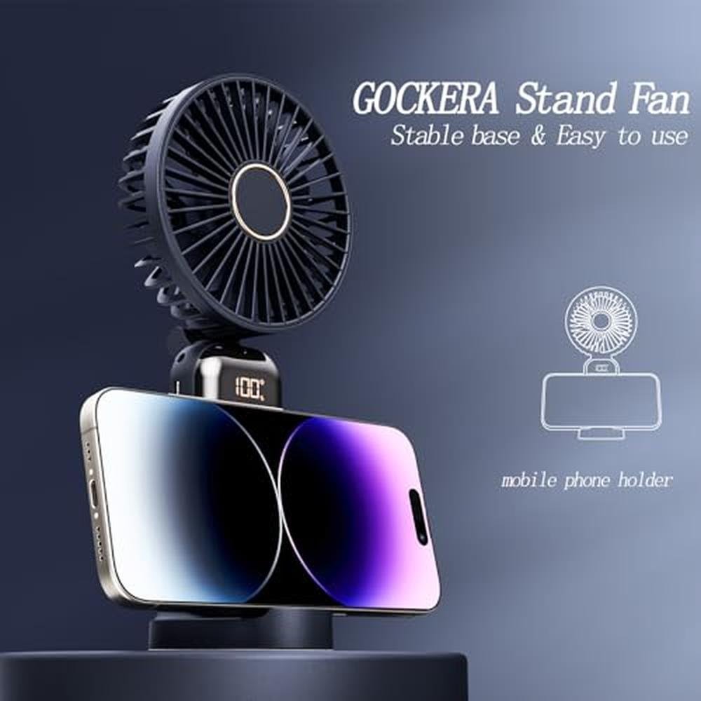 Gockera Fan: GOCKERA Portable Fan 4200mAh Battery Operated – Packaging