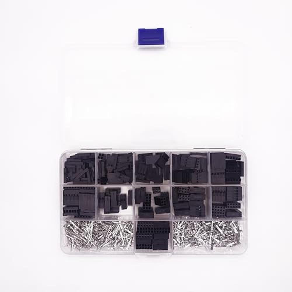 Connector Crimper Kit: 620Pcs Dupont Connector Set with – Side View