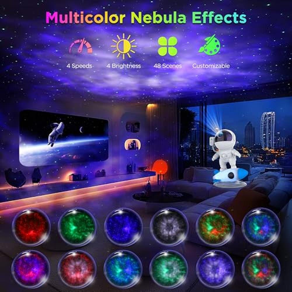 Galaxy Projector: FlyLily Astronaut Galaxy Projector with – Side View