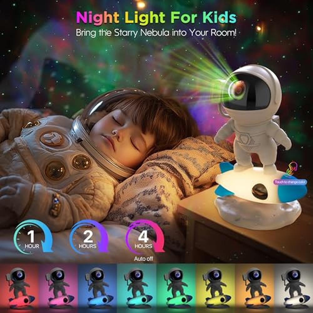 Galaxy Projector: FlyLily Astronaut Galaxy Projector with – In Use