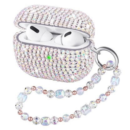 Case Ucharmbead: Compatible with AirPods Pro 2 Glitter Cute – Front View