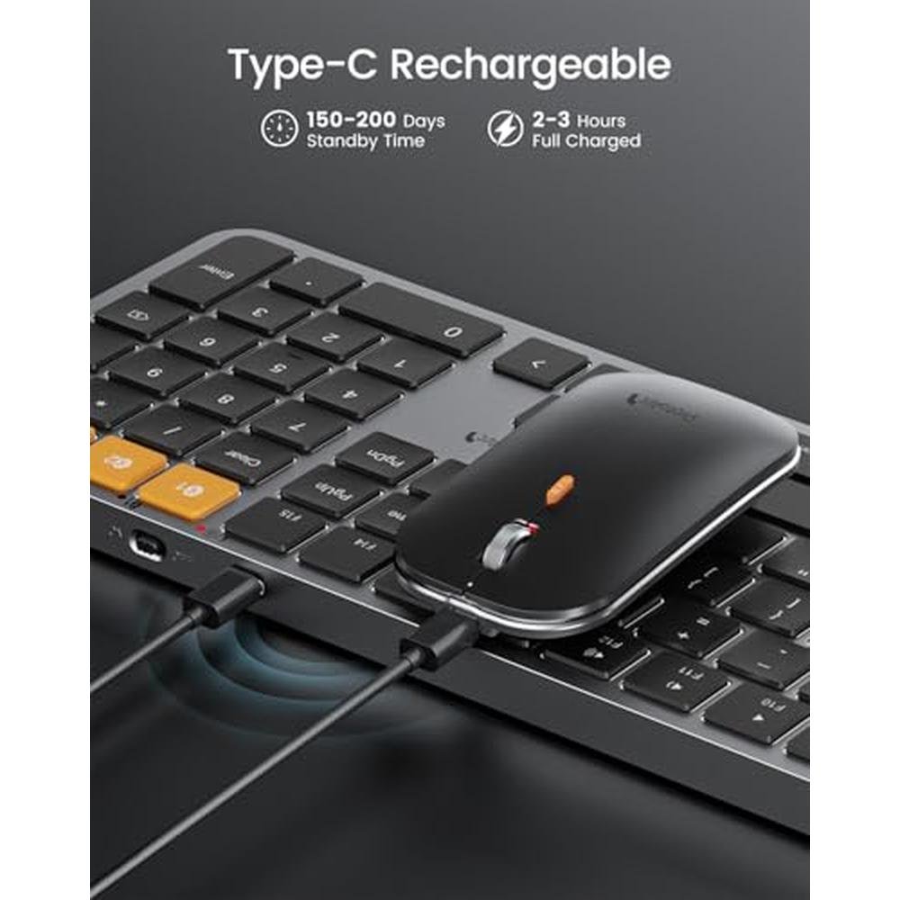 ProtoArc Backlit Bluetooth Keyboard and Mouse for Mac – Packaging