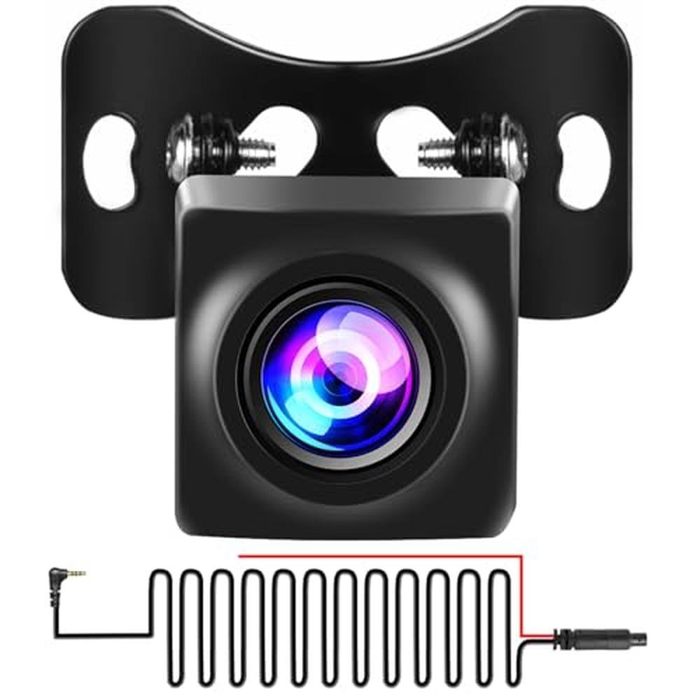Backup Camera 5mm: Inefala AHD 1080P Portable Car Radio – Front View