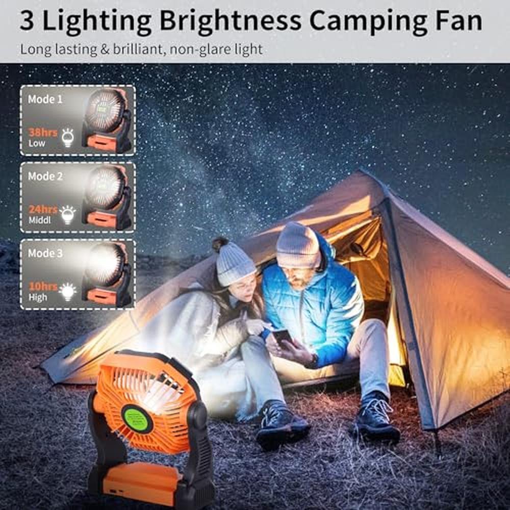 Fan Battery: TDLOL Portable Rechargeable Fan 270 Pivot – Packaging