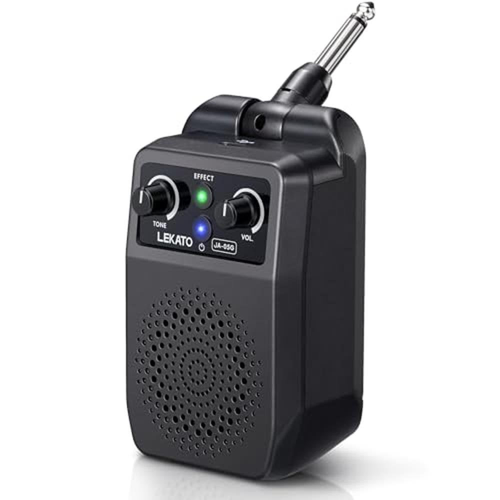 Guitar Amp: LEKATO Mini Electric 5W Portable Guitar – Front View