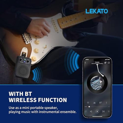Guitar Amp: LEKATO Mini Electric 5W Portable Guitar – Close-up Detail