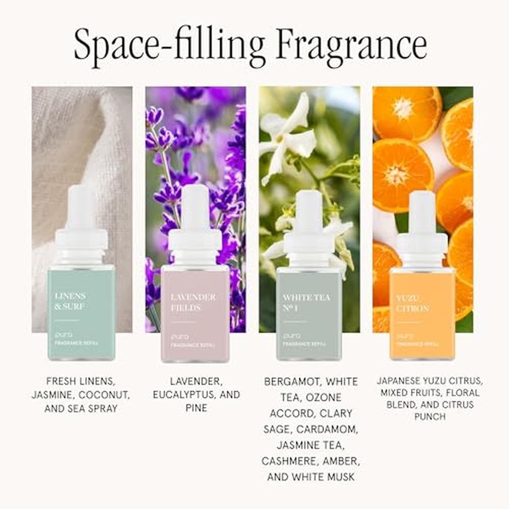 Smart Home Fragrance Diffuser Starter Set – Side View