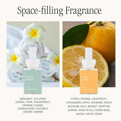 Smart Home Fragrance Device Starter Set – Side View