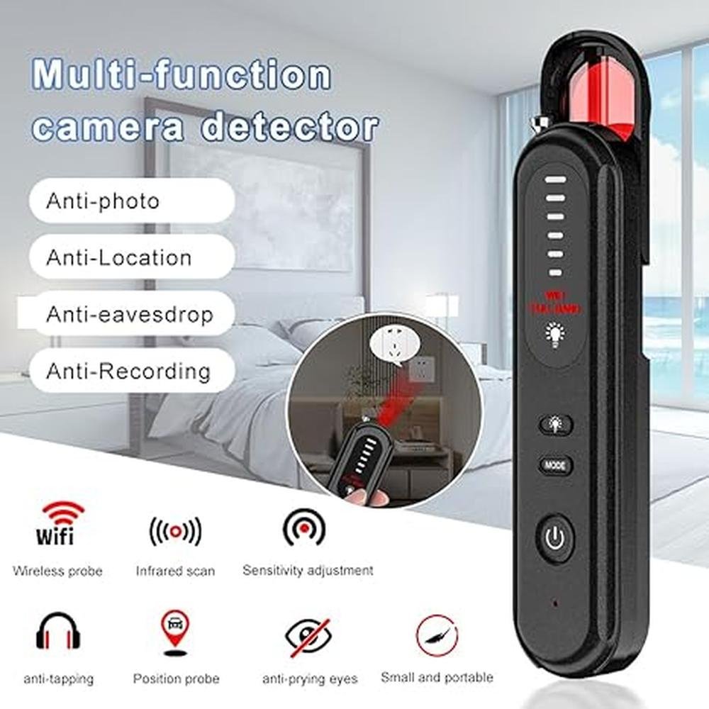 METRICSQUARE Hidden Camera Detector Spy Camera Finder Bug – Side View