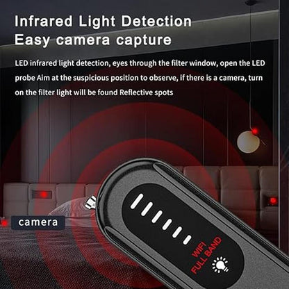 METRICSQUARE Hidden Camera Detector Spy Camera Finder Bug – Close-up Detail