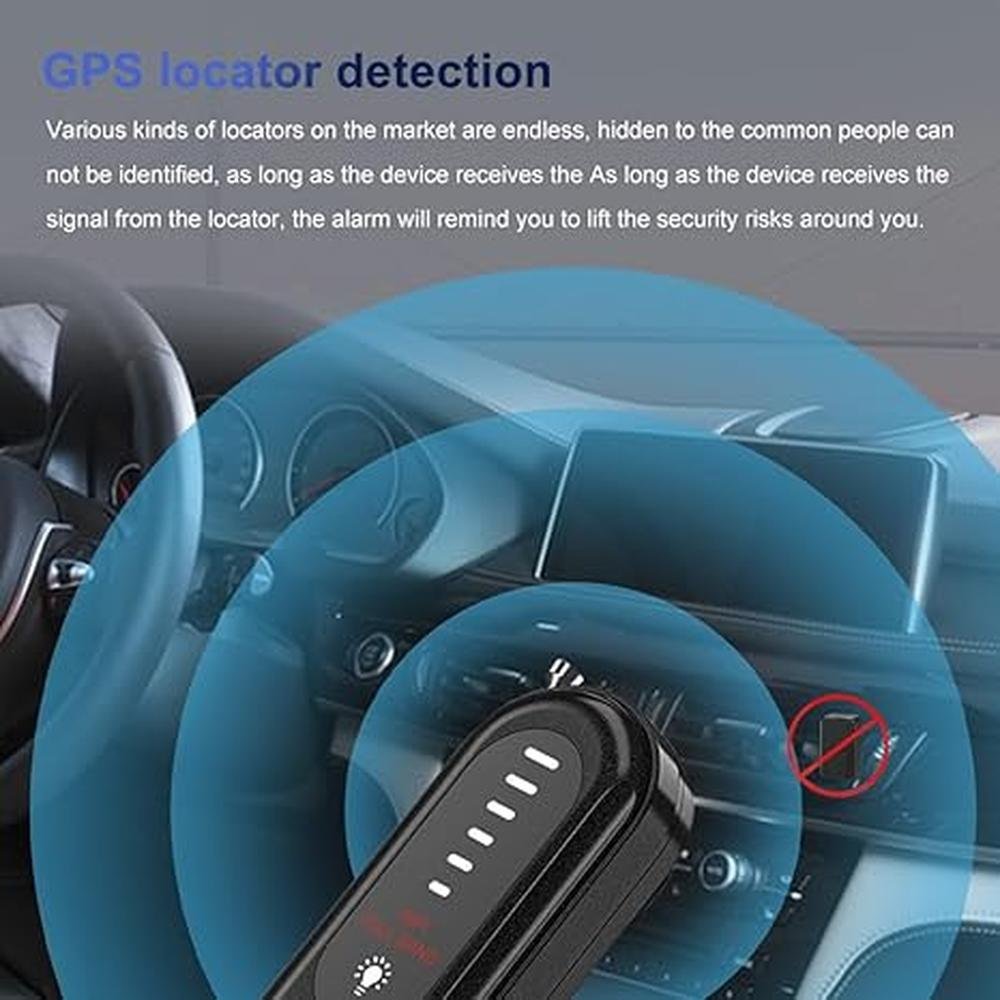 METRICSQUARE Hidden Camera Detector Spy Camera Finder Bug – In Use