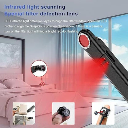 METRICSQUARE Hidden Camera Detector Spy Camera Finder Bug – Packaging