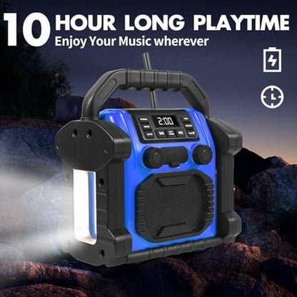 Outdoor Speaker: Bluetooth Wireless IPX6 Waterproof 8000mAh – In Use