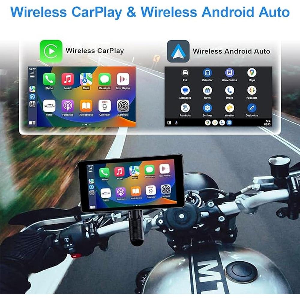 Motorcycle Dash: Premium High-End Electronics – Side View