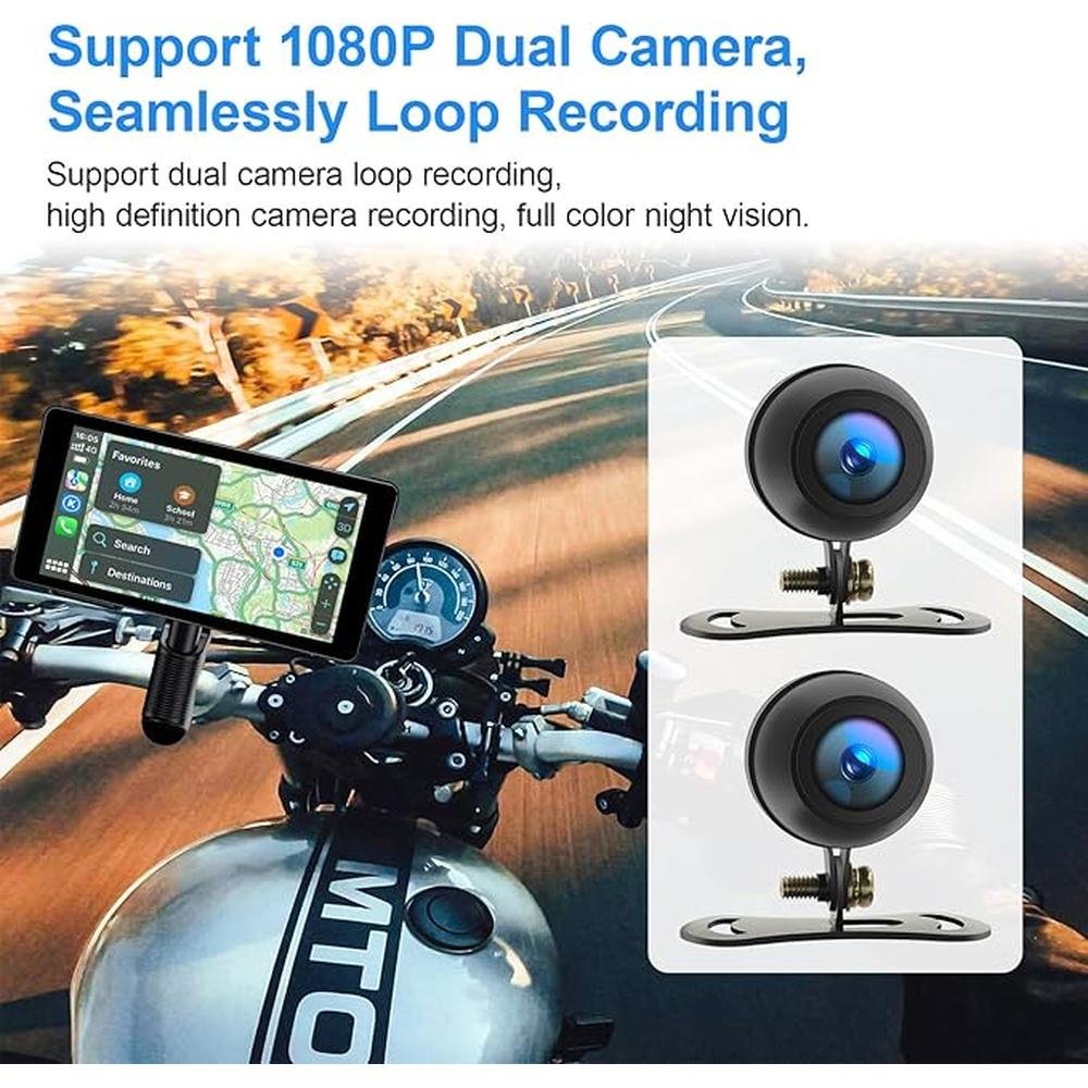 Motorcycle Dash: Premium High-End Electronics – Close-up Detail