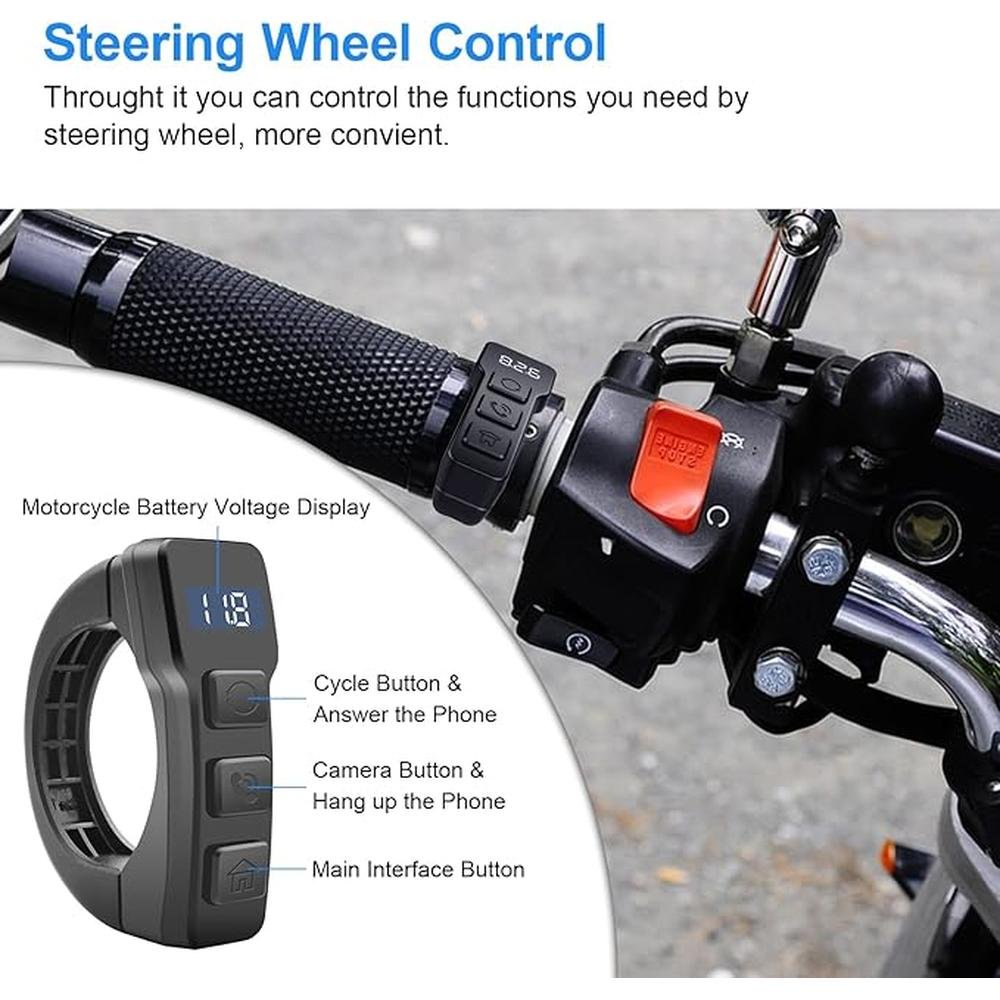 Motorcycle Dash: Premium High-End Electronics – In Use