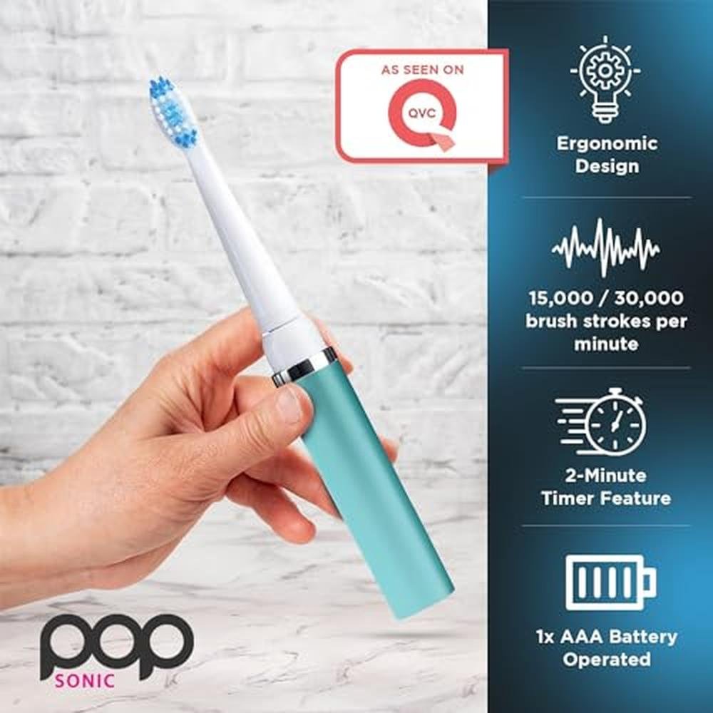Electric Ombre Toothbrush: Pop Sonic Ombre Travel – In Use