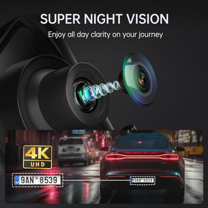 Rear Mirror: Veement 4K Rear View Mirror Camera 10.4K – In Use