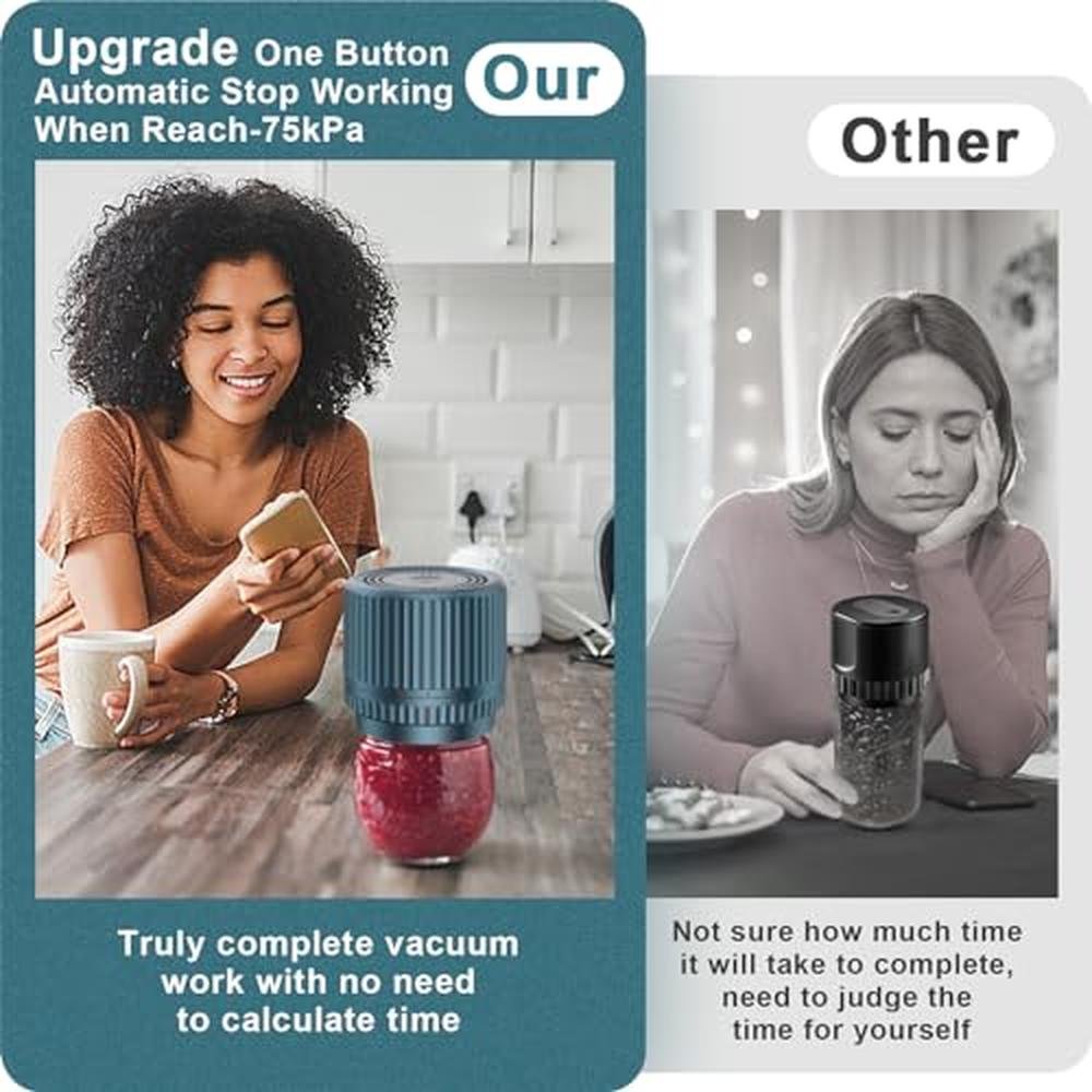 Mason Jar Vacuum Sealer: M12 Auto Stop Electric – Packaging