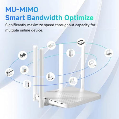 DBIT AC1200 Gigabit WiFi Router – Packaging