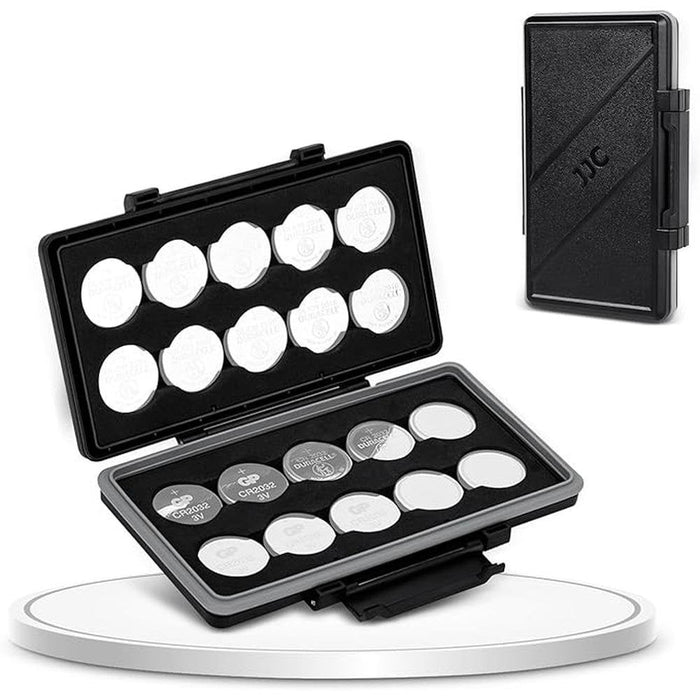 JJC CR2032 CR2025 Battery Case Holder Storage – Front View