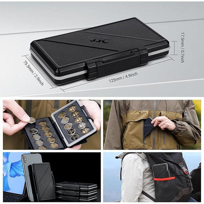 JJC CR2032 CR2025 Battery Case Holder Storage – Close-up Detail
