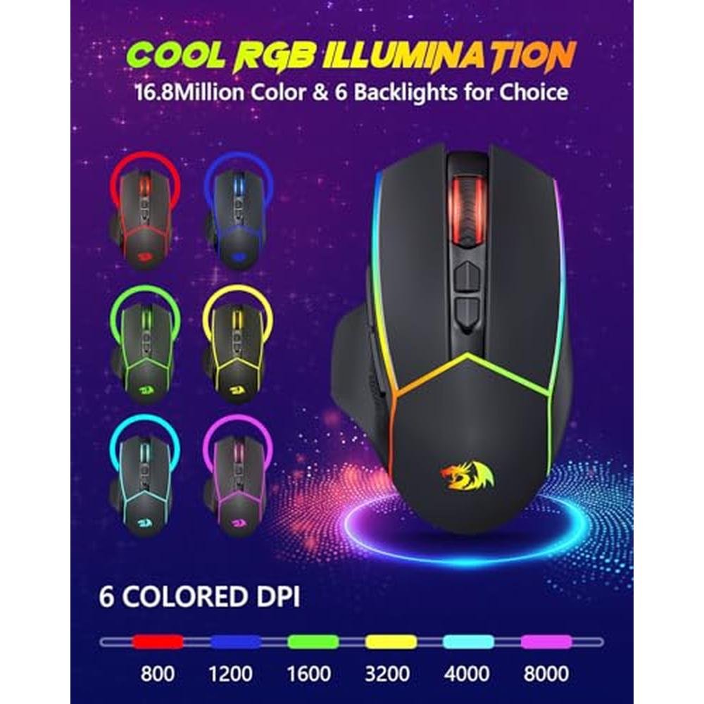 Redragon Wireless Gaming Mouse – Close-up Detail