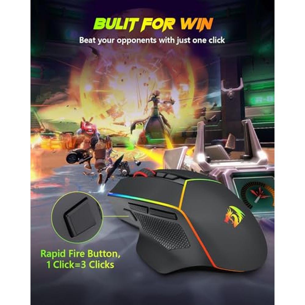 Redragon Wireless Gaming Mouse – In Use