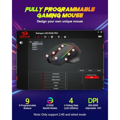 Redragon Wireless Gaming Mouse – Packaging