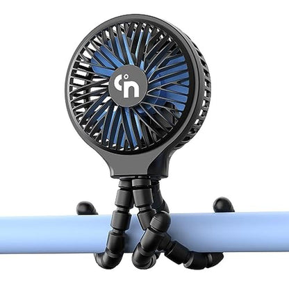 WEGA Stroller Fan: Rechargeable Portable Battery Operated – Front View