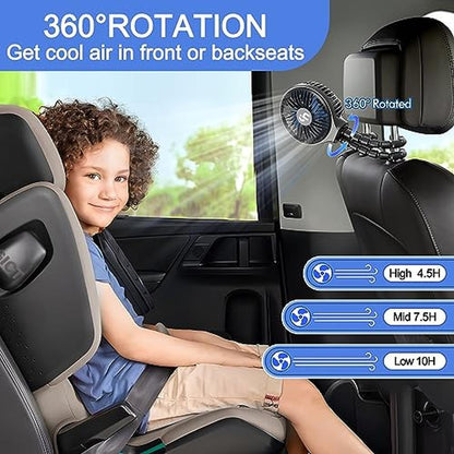 WEGA Stroller Fan: Rechargeable Portable Battery Operated – Packaging