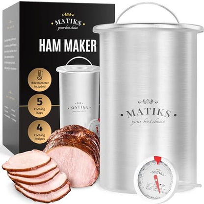 Deli Meat Press: Matiks Stainless Steel Lunch Meat Maker – Front View