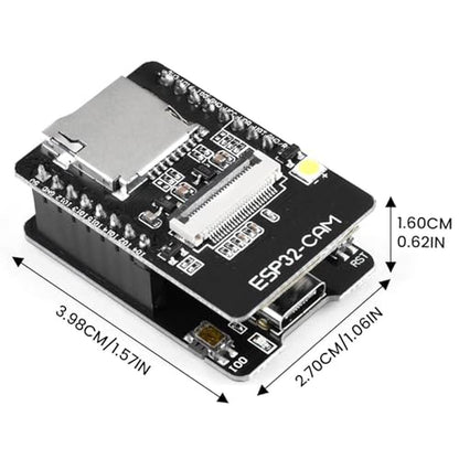 ESP32 Board: 2Pcs ESP32-CAM-MB Development Board with 2MP – Side View