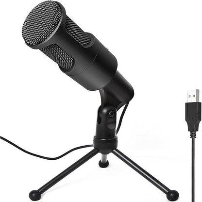 Microphone Podcast: LOKUKA PC-USB-Microphone Condenser Mic – Front View