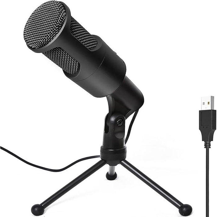 Microphone Podcast: LOKUKA PC-USB-Microphone Condenser Mic – Front View