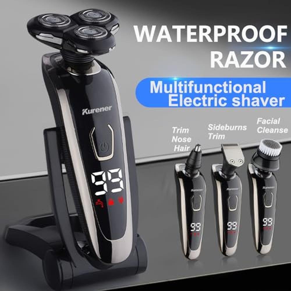 Trimmer Electric: Premium Electric Razor for Men – Side View
