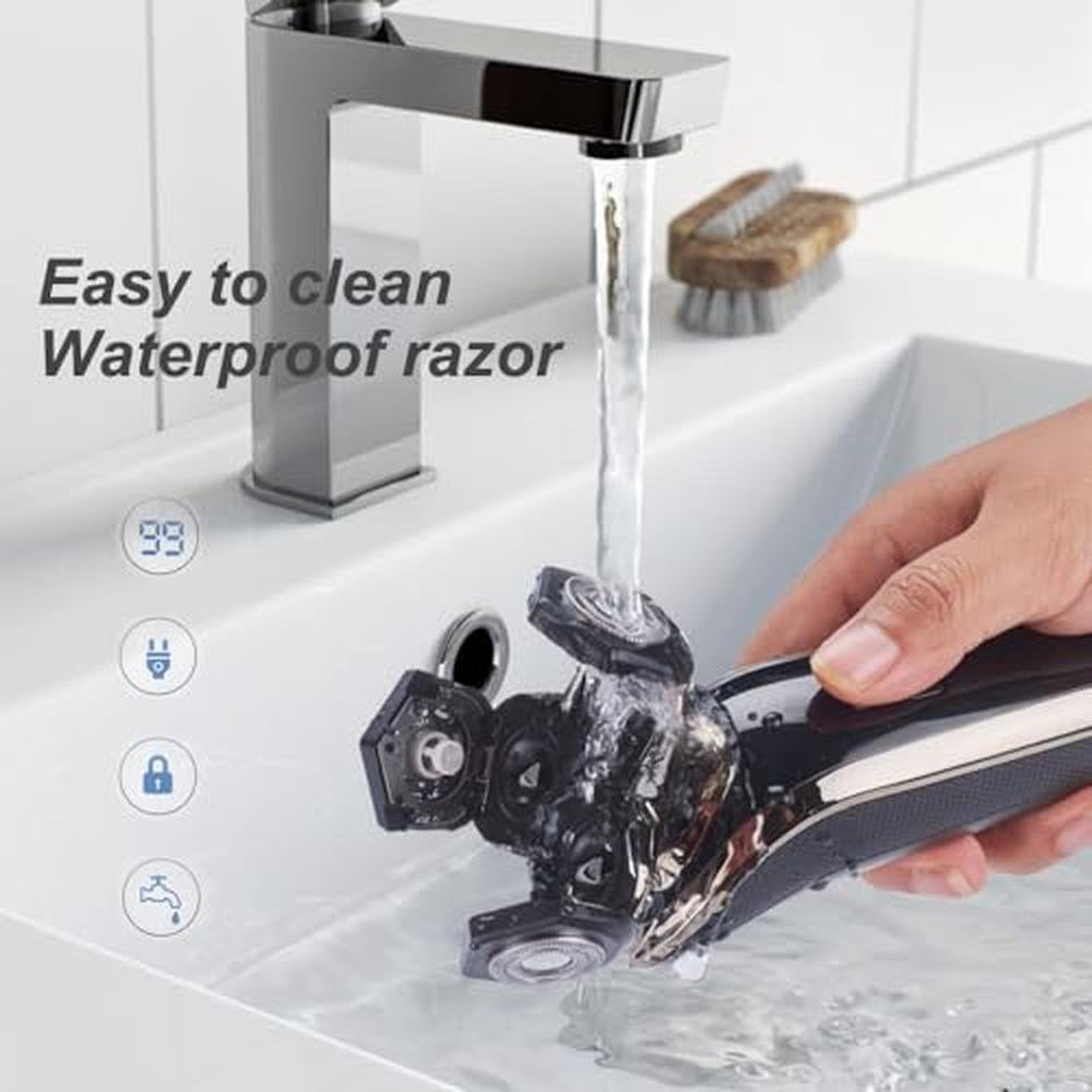 Trimmer Electric: Premium Electric Razor for Men – Close-up Detail
