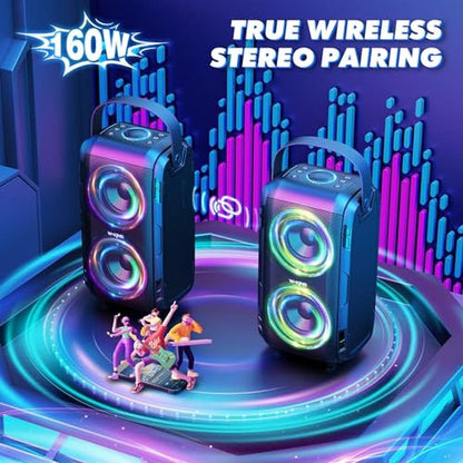 Bluetooth Speaker: W-KING 80W Portable Loud Party Speaker – Packaging
