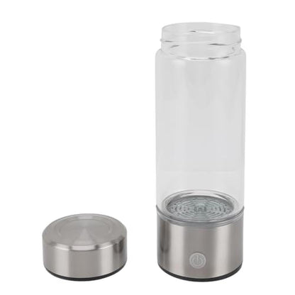 Hydrogen Water Bottle: Advanced Electrolysis Technology – Front View