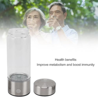 Hydrogen Water Bottle: Advanced Electrolysis Technology – In Use