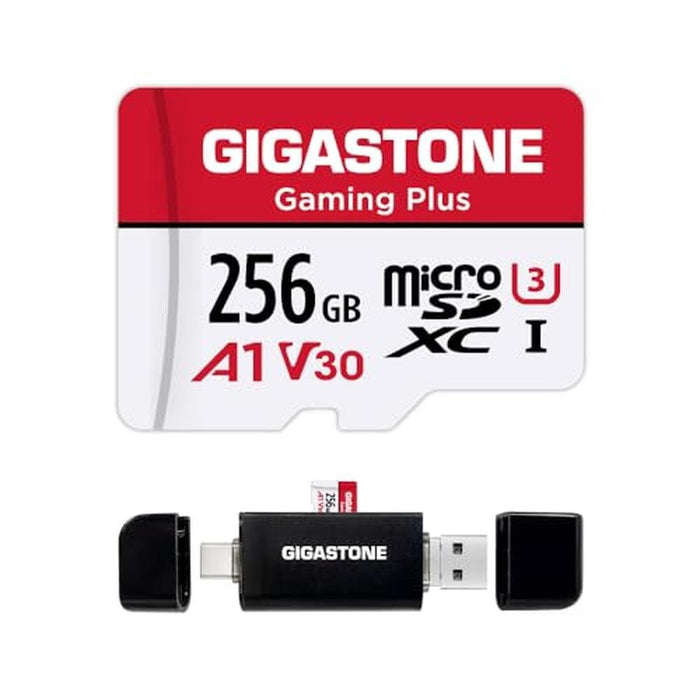 Gigastone 256GB Micro SD Card – Front View