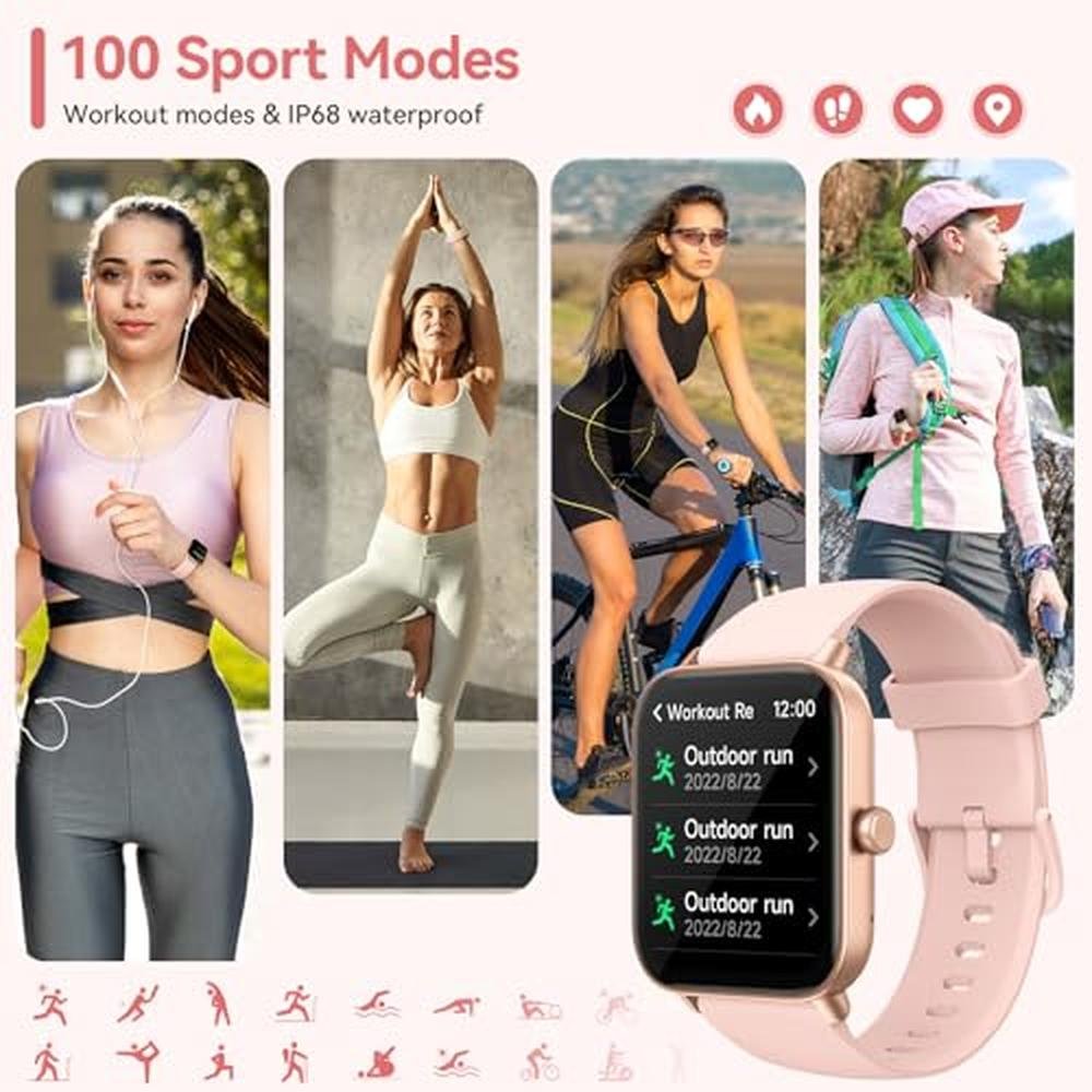 Watches Women: AEAC Smart Watch 1.8 HD – In Use
