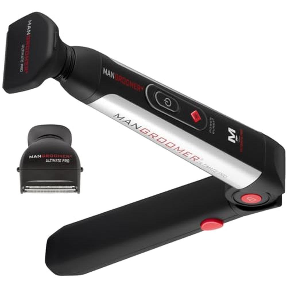 Blade Attachment: MANGROOMER Ultimate PRO Back Hair Shaver – Side View