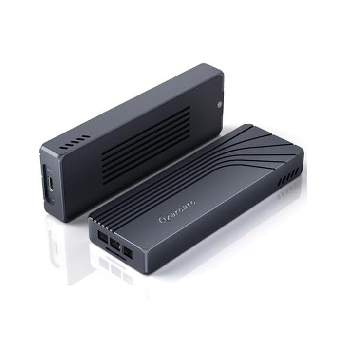 Enclosure Thunderbolt 4: Premium NVMe M.2 SSD Enclosure – Front View