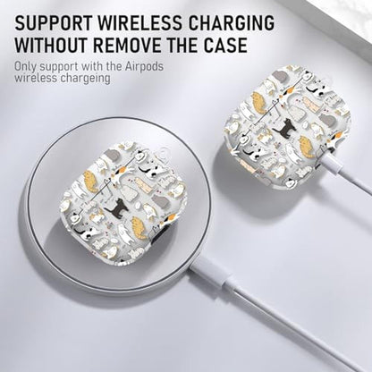 Gedicht Kitty: TPU Soft Case for AirPods 3 – Close-up Detail